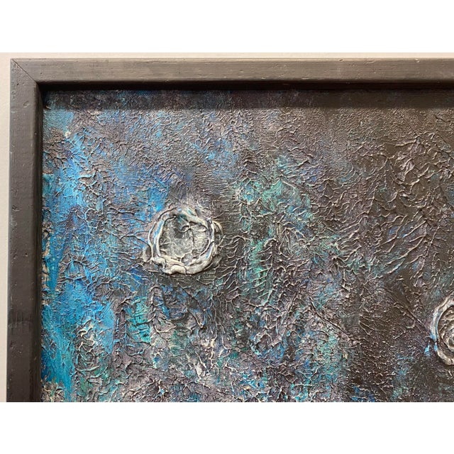 Mid Century Modern "Craters of the Moon" Original Oil Painting by Duffy C.1969 For Sale - Image 4 of 13