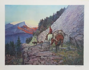 Noel Daggett, Prize Rack, Lithograph