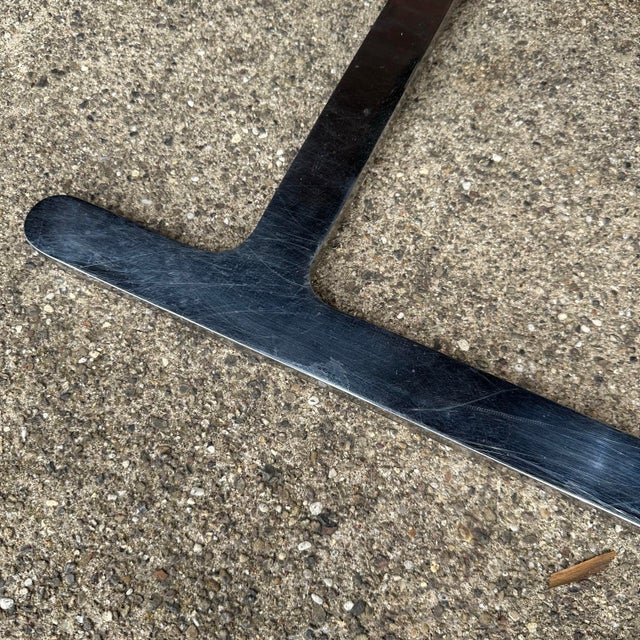 Set of 8 Gordon International Ludwig Mies Van Der Rohe Style Armchairs Black Leather For Sale In Cleveland - Image 6 of 12