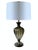 Vintage Murano Glass Table Lamp With Bubbles in Bronze 1950s For Sale - Image 9 of 9