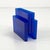 Plastic Blue Acrylic Glass Magazine Rack by Giotto Stoppino for Kartell, 1970s For Sale - Image 7 of 7