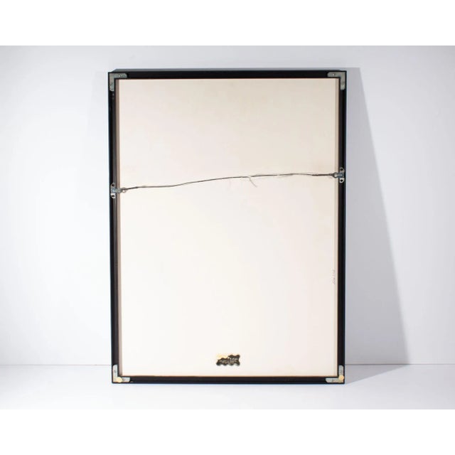 Yellow Op Art Serigraph Print by Jo Niemeyer For Sale - Image 8 of 8