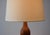 Wood Mid-Century Modern Scandinavian Teak Table Lamp with Shade, 1960s For Sale - Image 7 of 9