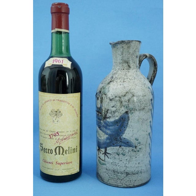 20th Century Ceramic Jug Vase by Atelier Le Mûrier of Gustave Reynaud, Vallauris France., 1950s For Sale - Image 9 of 18