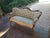 Greige Early 20th Century Rare Victorian Tufted Love Seat in Walnut Frame For Sale - Image 8 of 15