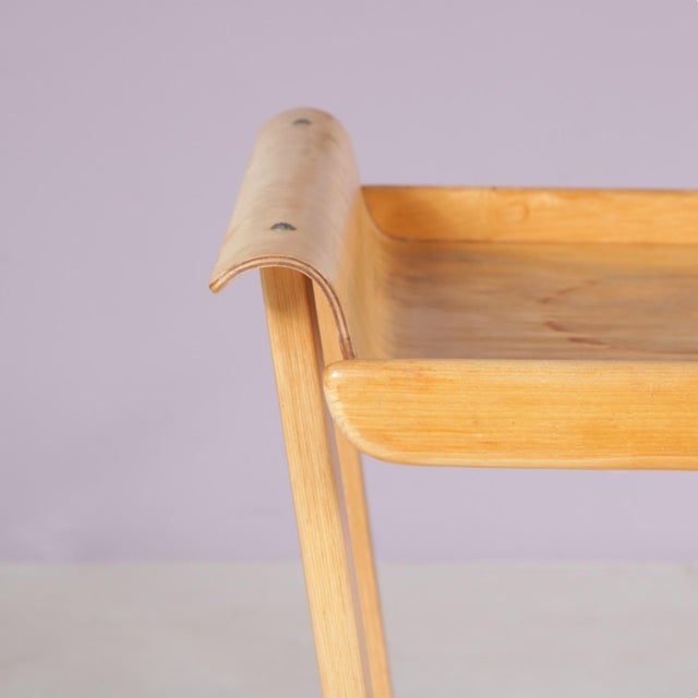 2000 - 2009 Vintage Dutch PB01 Birch Trolley by Cees Braakman for Pastoe, Netherlands, 1950s For Sale - Image 5 of 10