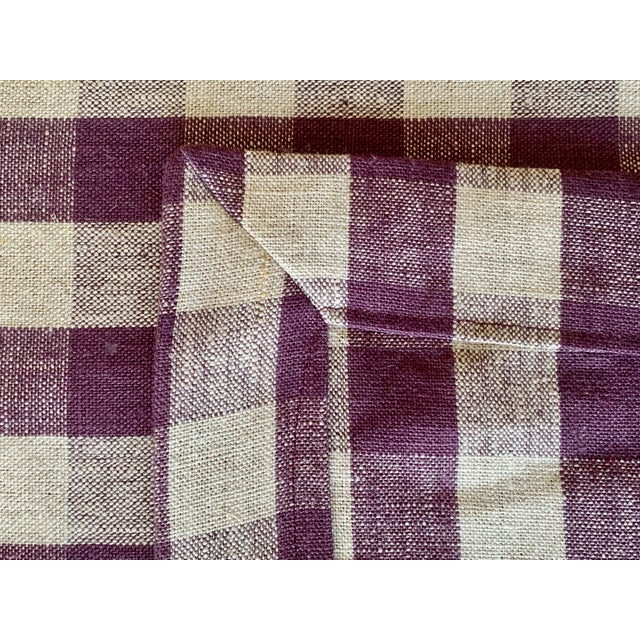 Establish a warm, heritage style with the Wales Check Fig collection by Modern Plum Home. This premium 100% linen is...