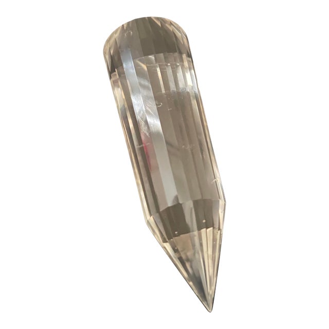 Authentic Vogel Crystal Specially Cut, Double-Terminated Natural Quartz Wand. 208.26 G For Sale