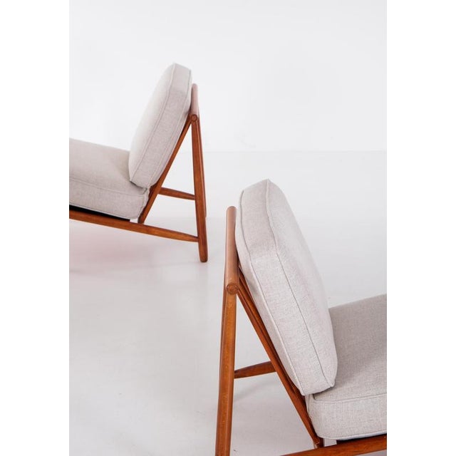 Set of Easy Chairs Model Domus by Alf Svensson attributed to Dux, Sweden, 1950s For Sale - Image 10 of 13