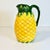 1980s Vintage Boho Chic Coastal Trompe L’Oeil Pineapple Pitcher For Sale - Image 4 of 11