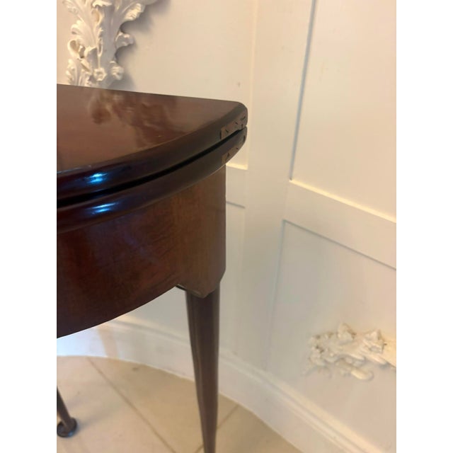 Wood Antique Victorian Mahogany Side Table, 1880 For Sale - Image 7 of 15
