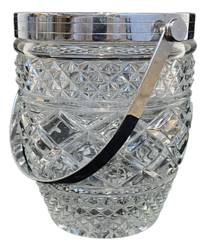 Vintage French Crystal Ice Bucket, 1960