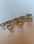Saint-Louis Early 20th Century Saint-Louis “Thistle Gold” Crystal Cordial Glasses – Boxed Set of 8 For Sale - Image 4 of 7