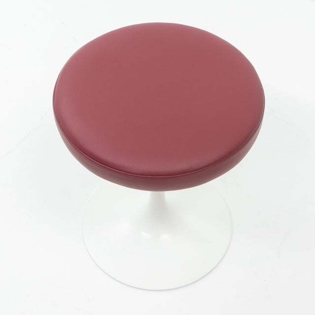 Swiss Tulip Swivel Stool by Eero Saarinen for Knoll, 1970s For Sale - Image 6 of 11