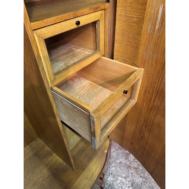 Vintage Art Deco Walnut Wardrobe, 1930s For Sale - Image 10 of 18