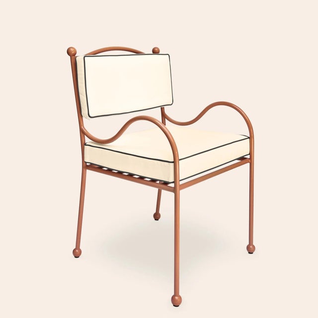 Blue Panarea Armchair in Spritz with Cream & Blue Upholstery by Ceraudo, 2010s For Sale - Image 8 of 8