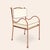 Blue Panarea Armchair in Spritz with Cream & Blue Upholstery by Ceraudo, 2010s For Sale - Image 8 of 8