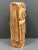Brown Vintage Carved Solid Wood Owl Sculpture For Sale - Image 8 of 10