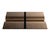 "Lealtà" Coffee Table With Bronze and Stainless Steel, Handmade For Sale - Image 4 of 7