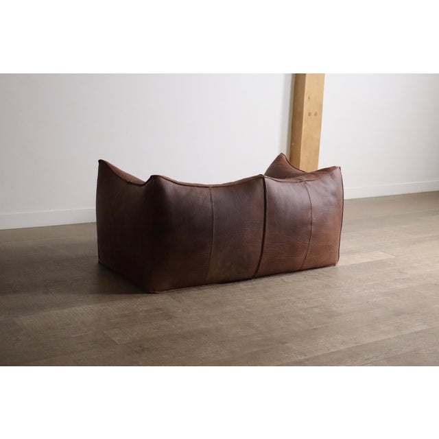 Buffalo Leather Le Bambole Sofa by Mario Bellini for B&B Italia, 1970s For Sale - Image 13 of 18