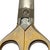 1930s Art Deco Brass Handle German Scissors in Leather Case by Arthur Salm For Sale - Image 11 of 11