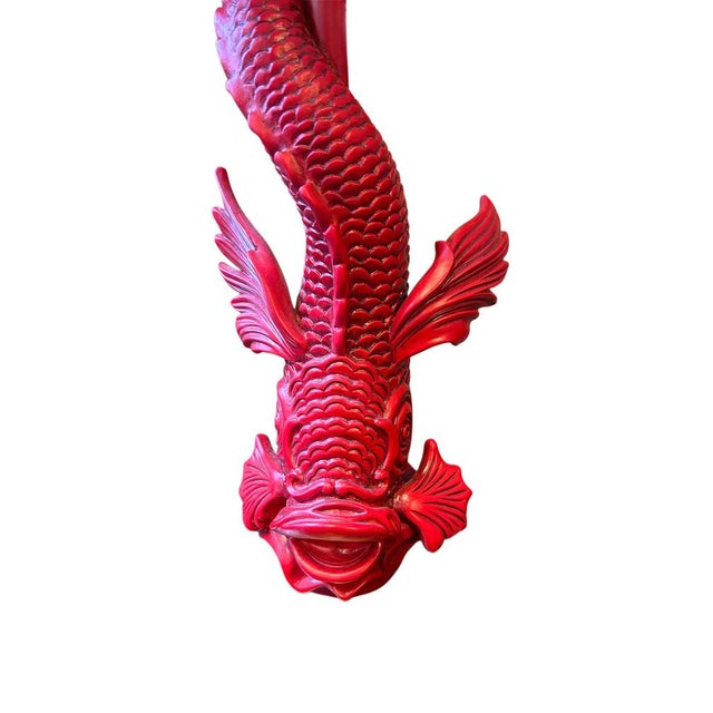 Red Dragon Lamp by Isander borges For Sale - Image 4 of 5