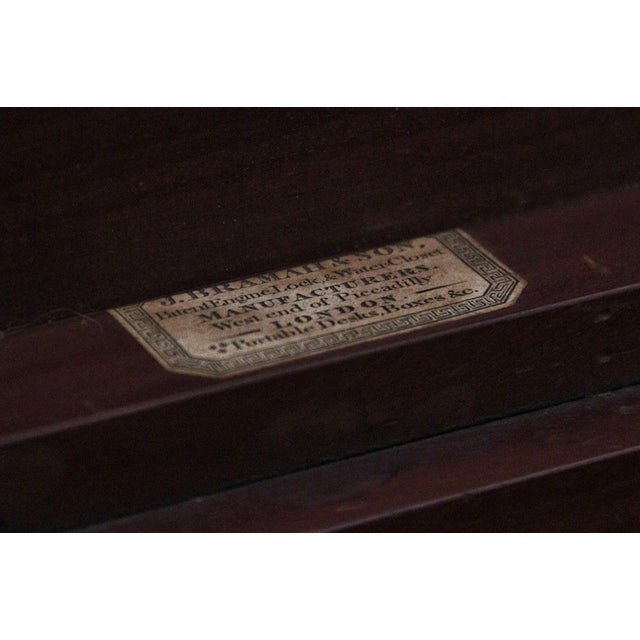 Antique Mahogany Box on Later Stand, 1840s For Sale - Image 12 of 15