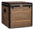 Antique Trunk in Woven Canvas from Louis Vuitton, 1900 For Sale