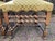 Brown Vintage Jacobean Style Dining Side Chairs—Set of Six For Sale - Image 8 of 11