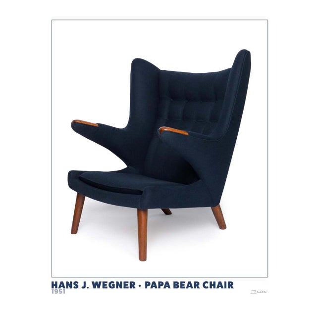 Papa Bear Chair Print - Mid-Century Modern Photography (16x20 Print) For Sale