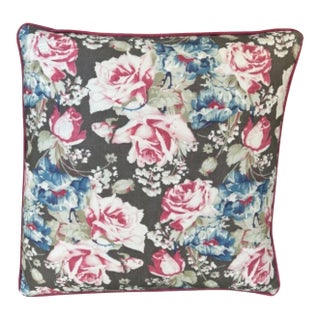 Grace Sable by Rose Cumming 21 X 21 Decorative Pillow With Down/Feather Insert For Sale