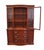 Drexel Drexel Furniture New Travis Court Collection Solid Mahogany Traditional Duncan Phyfe Style 49" Bow Front China Cabinet 317-3 For Sale - Image 4 of 13