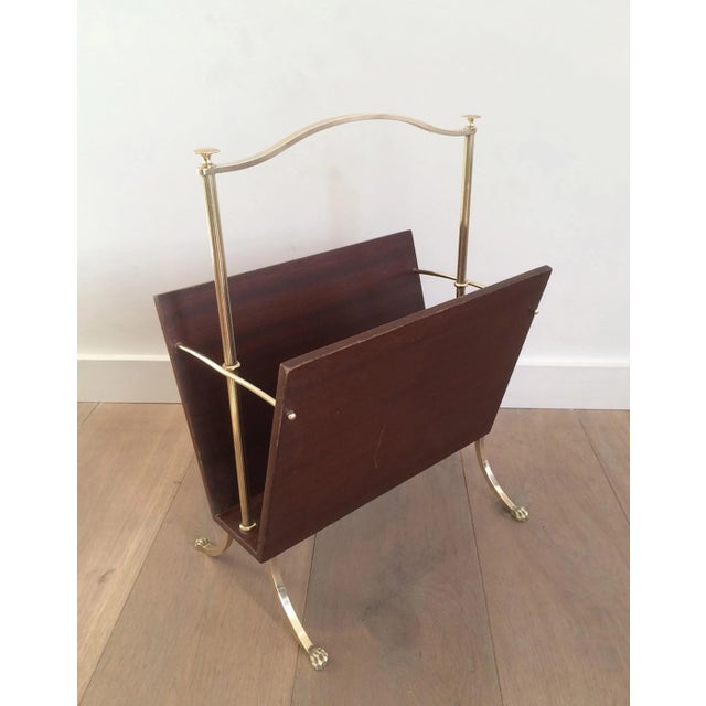 Maison Jansen, Magazine Rack with Claw Feet, Circa 1940 For Sale - Image 10 of 13