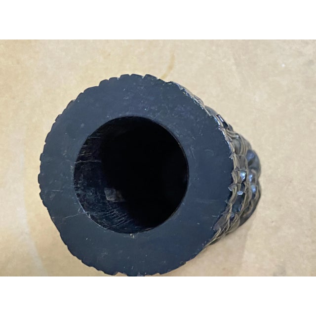 20th Century Japanese Black Brush Pen Holder For Sale - Image 4 of 9