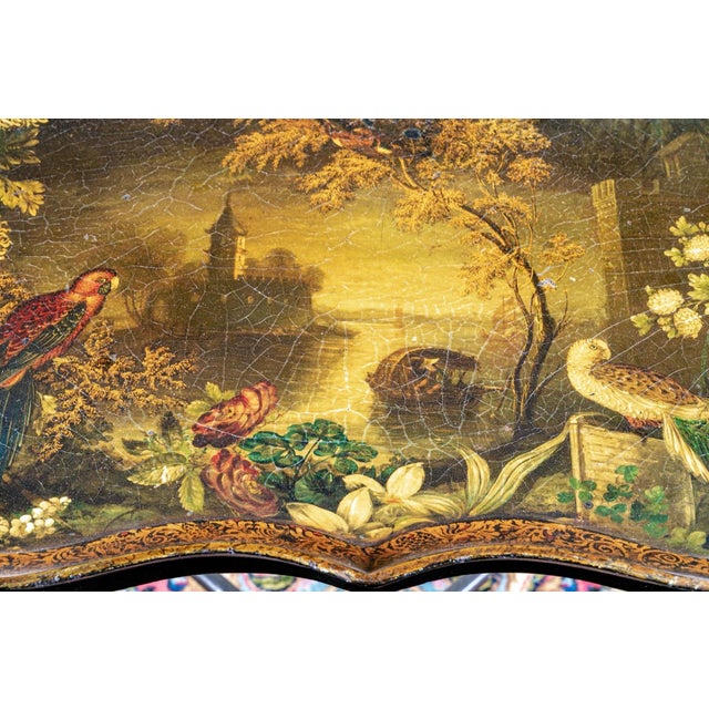 Vintage Chinoiserie Lacquered Tray Top Coffee Table For Sale In New York - Image 6 of 10
