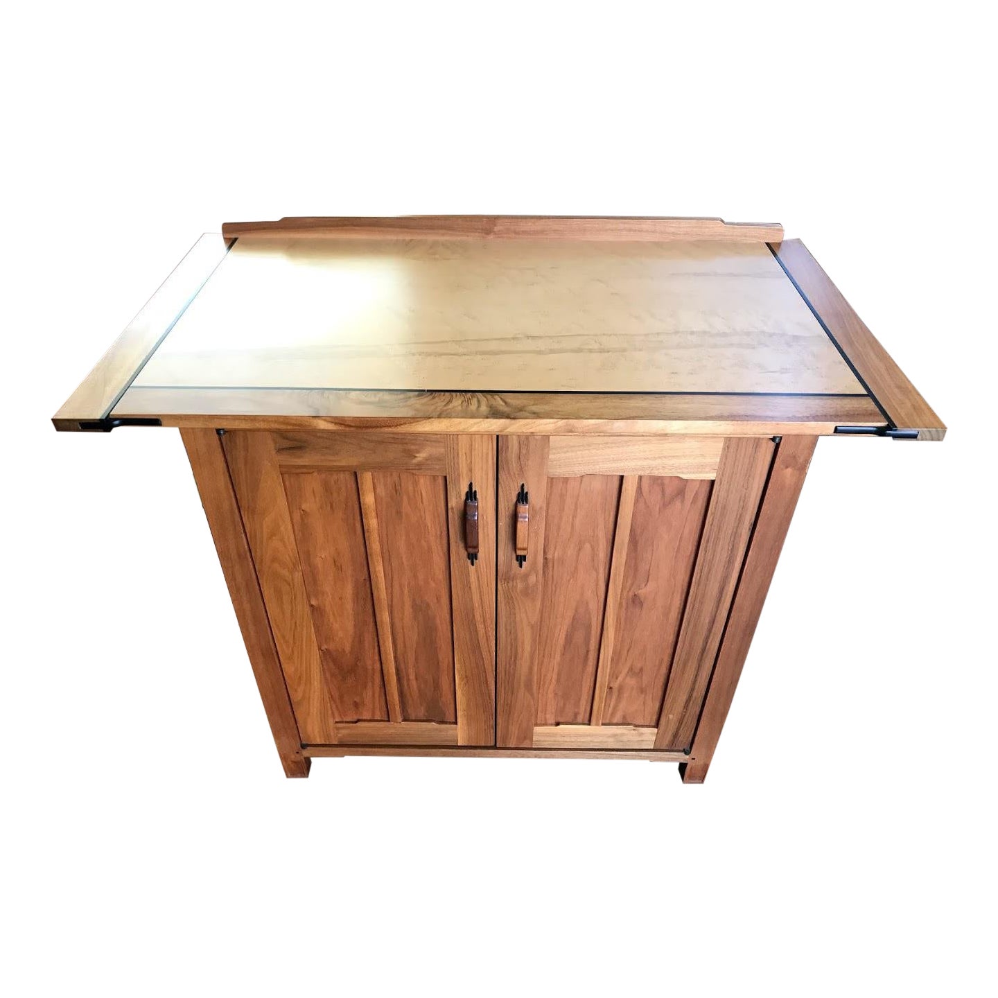 1990s Handcrafted Craftsman Cabinet By Artist David Gray Chairish
