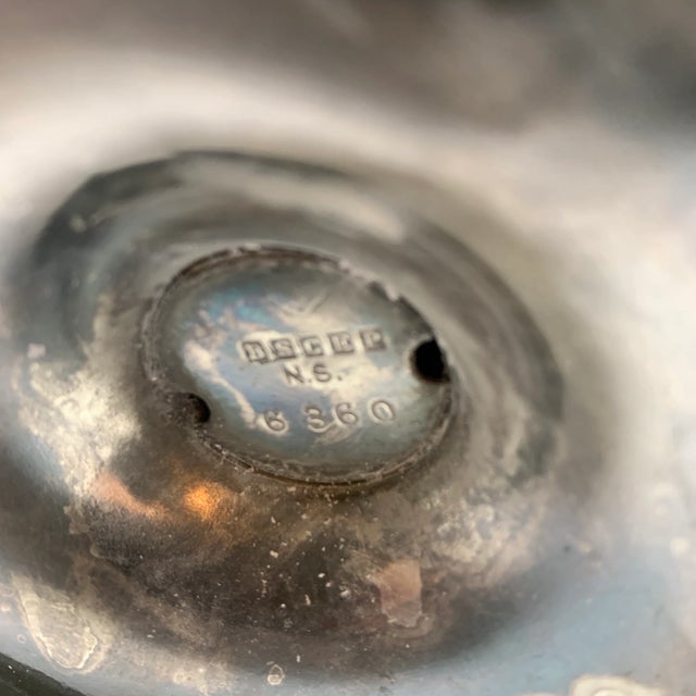 Antique Victorian Barbour Silver Co. Basket For Sale - Image 9 of 11