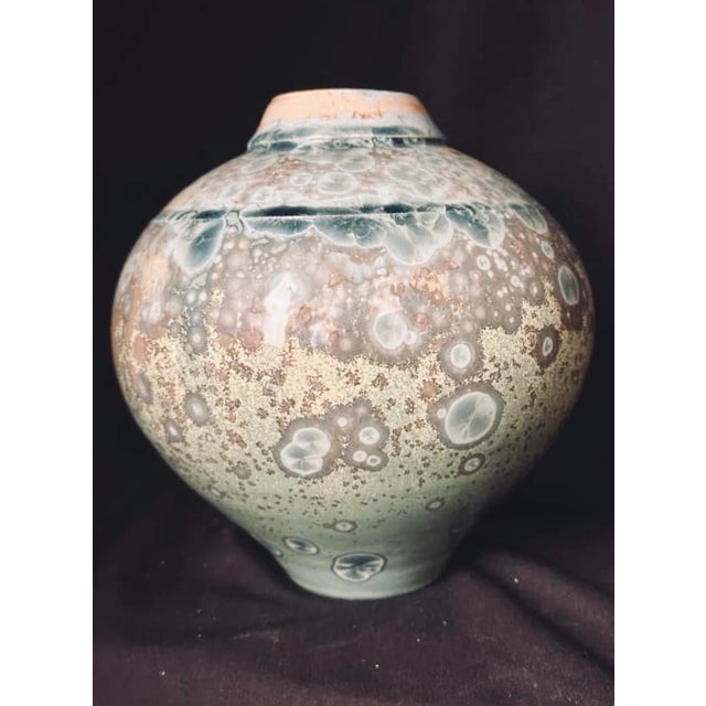 Porcelain vase by Australian ceramicist Anthony Conway, 1989. Conway began working as a potter or ceramicist in the early...