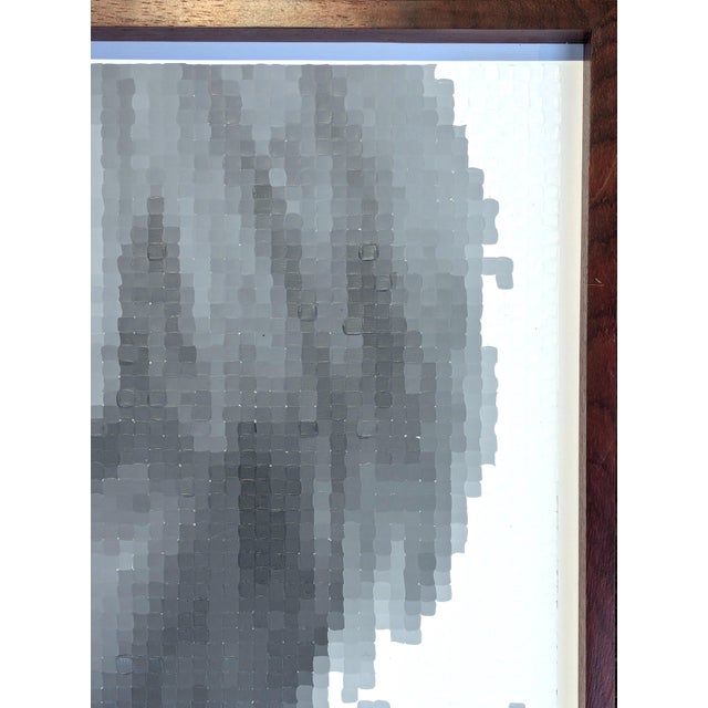 2020s Francisco Vital "Andy Warhol with Campbell's Can" Contemporary Pixelated Figure Painting, 2022 For Sale - Image 5 of 10