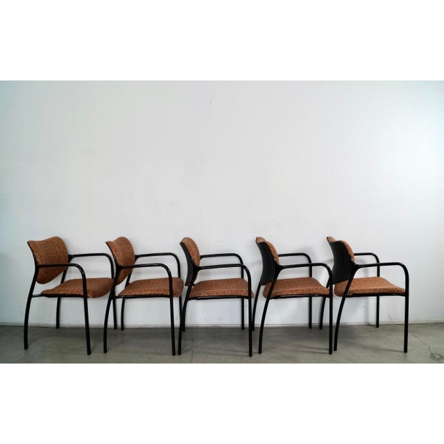 Herman Miller Postmodern Herman Miller Mark Goetz Aside Stackable Armchairs - Set of 5 For Sale - Image 4 of 12