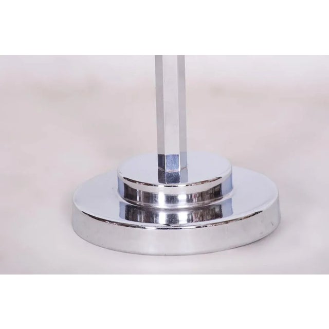 1930s Small Bauhaus Side Table in Chrome & Bakelite, Germany, 1930s For Sale - Image 5 of 9