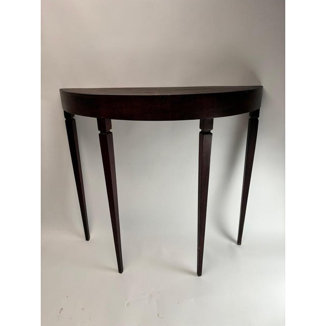 Italian Wooden Console Table in the style of Paolo Buffa Style, 1930s For Sale - Image 9 of 11