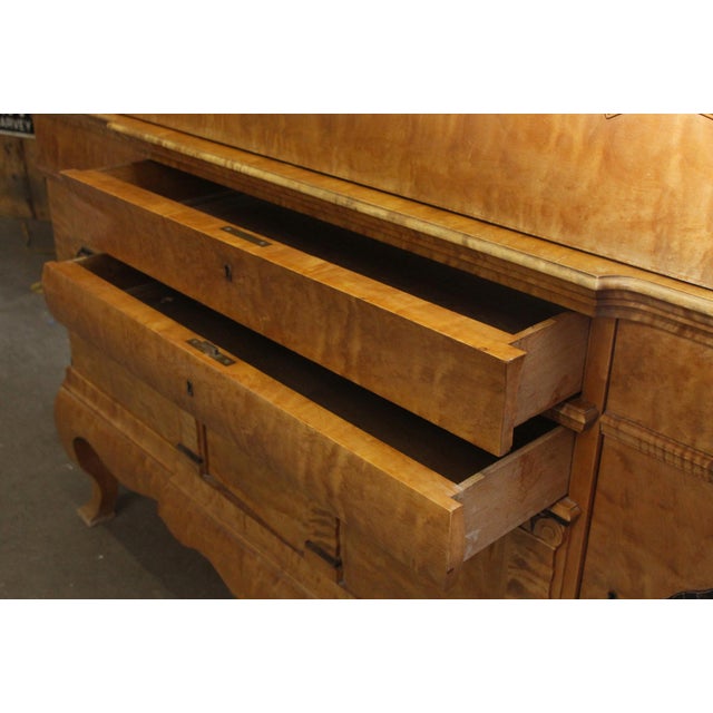 Antique Biedermeier Maple Pass Through Sideboard For Sale - Image 10 of 13
