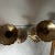 Vintage Hollywood Regency-Style Brass and Twisted Lucite Candlestick Holder For Sale In Greensboro - Image 6 of 9