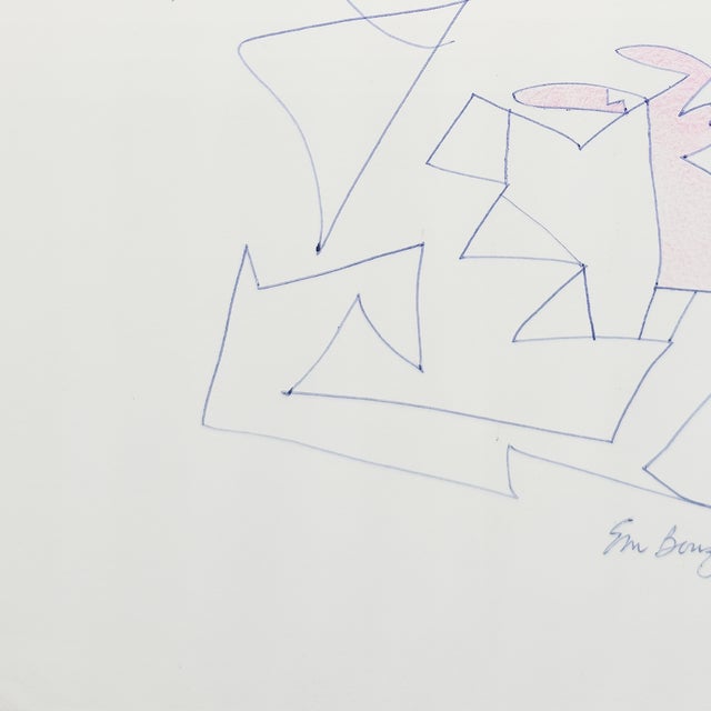 1990s Abstract Art Folder - Eva Bouzard-Hui, C. 1990s For Sale - Image 5 of 18