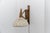 Scandinavian Scissor Wall Lamp in Wood and Fabric, 1960s For Sale - Image 4 of 18