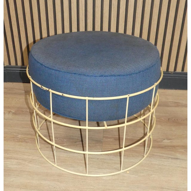 Metal Set of T1 Wire Stool Stools by Verner Panton for Plus Linje, 1960s For Sale - Image 7 of 18