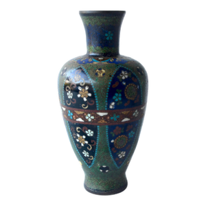 Antique Japanese Cloisonne Vase Meiji Period