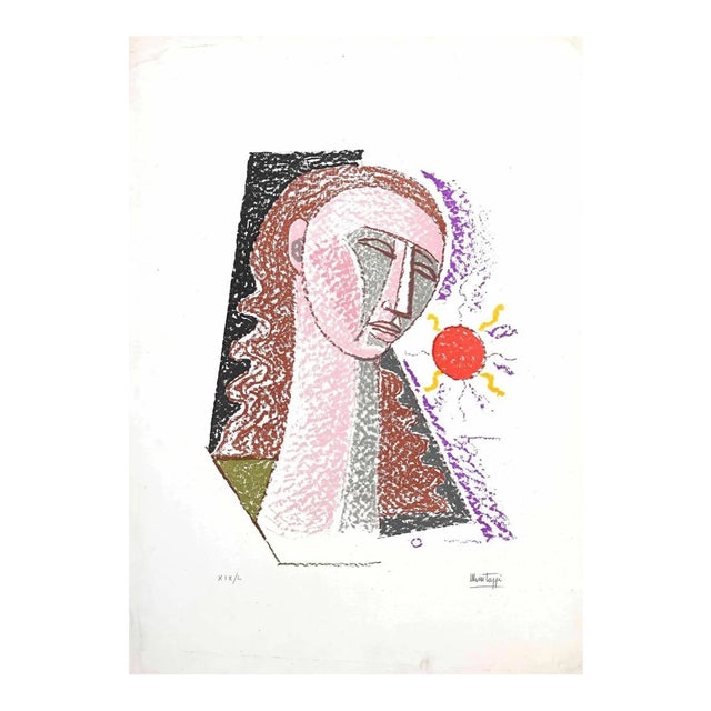 Mario Tozzi - Woman - Original Lithograph - 1975 For Sale