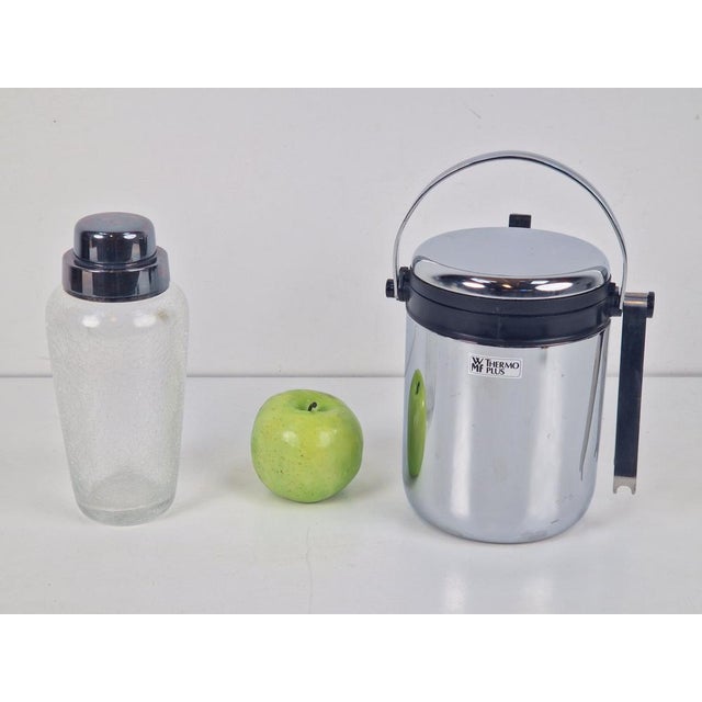 Vintage wmf cocktail shaker silver plated glass & wmf ice cooler 1970 regency beautiful cocktail shaker from 1970 in...